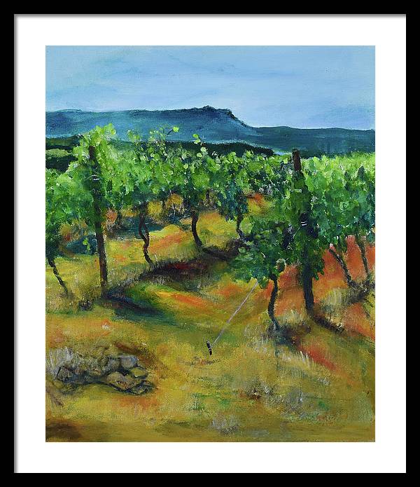 Cezanne's Mountain - Framed Print