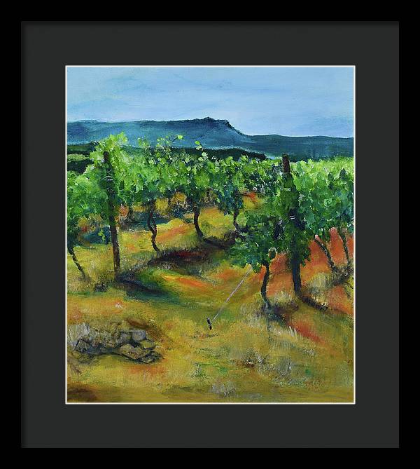 Cezanne's Mountain - Framed Print