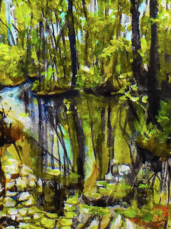 Creek, after rain - Art Print