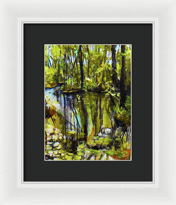 Creek, after rain - Framed Print