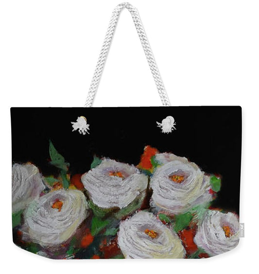 Curiosity, Red-winged Blackbird - open window series - Weekender Tote Bag