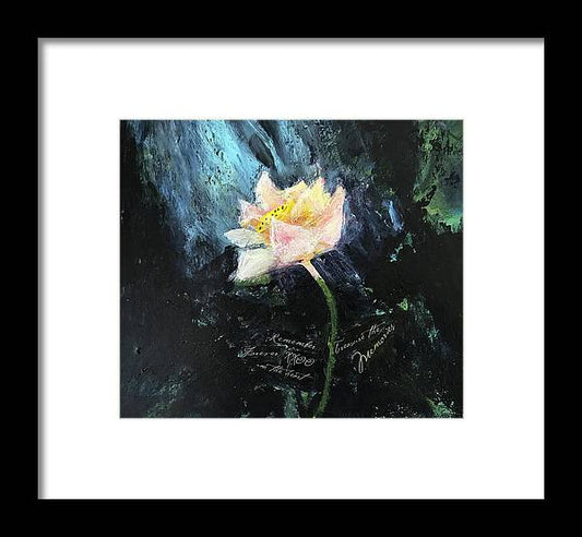 Embracing The Light - Framed Print