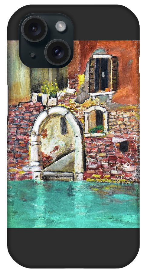 Entrance in Venice Italy - 'en plein air - Phone Case