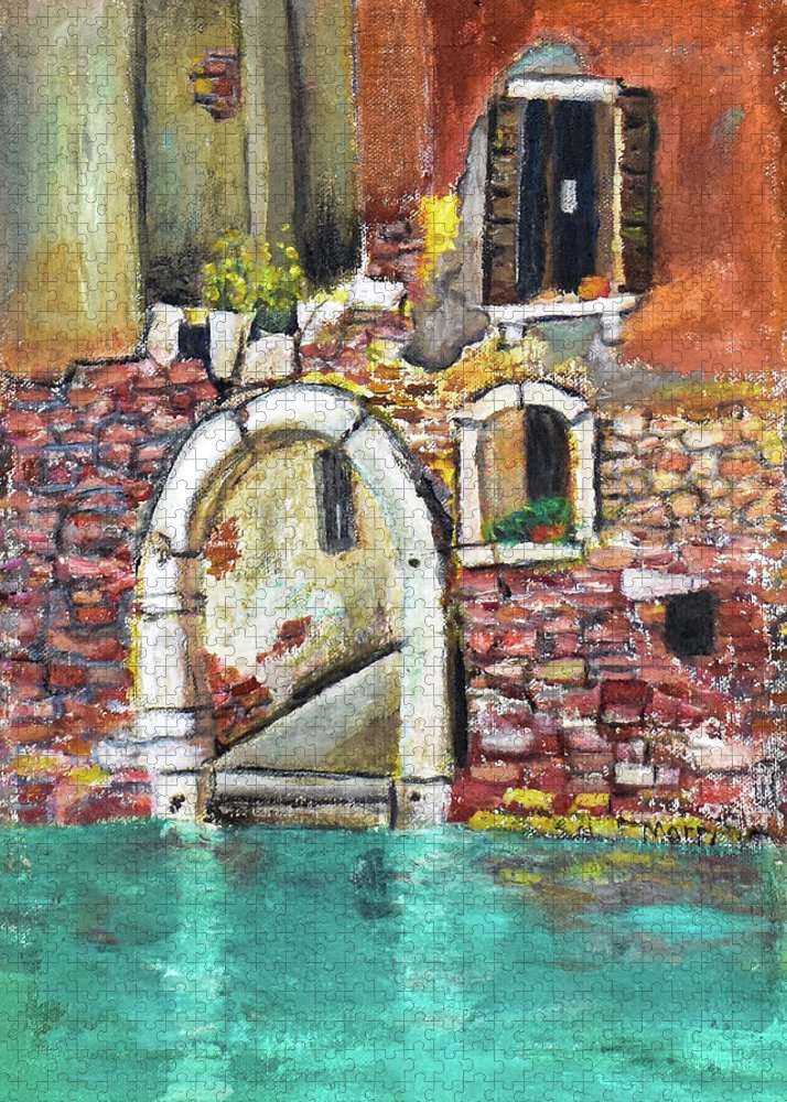 Entrance in Venice Italy - 'en plein air - Puzzle