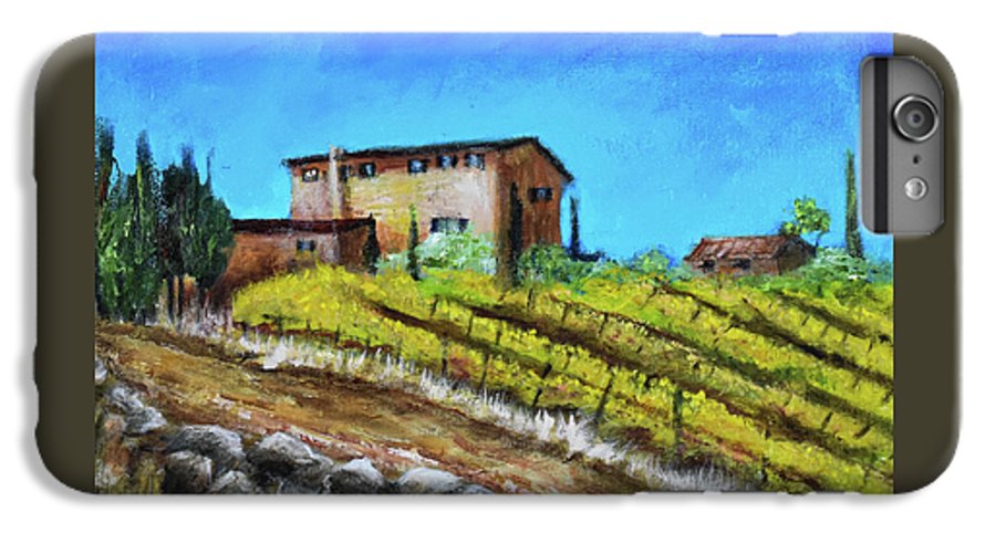 Fall Vineyard, France 'en plein air - Phone Case