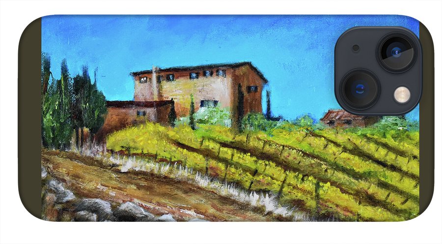 Fall Vineyard, France 'en plein air - Phone Case