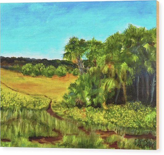 Florida Widflowers, # I - Wood Print