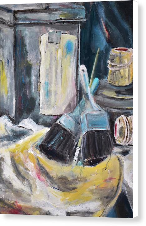 For the Love of Brushes - Canvas Print
