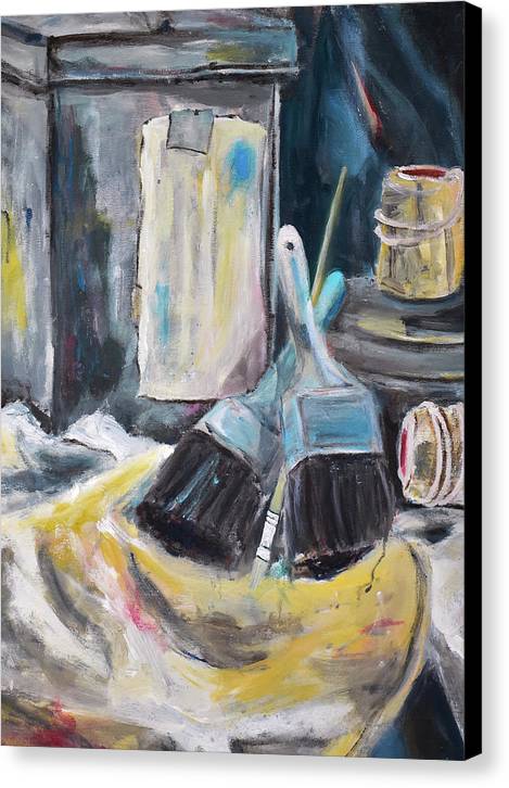 For the Love of Brushes - Canvas Print