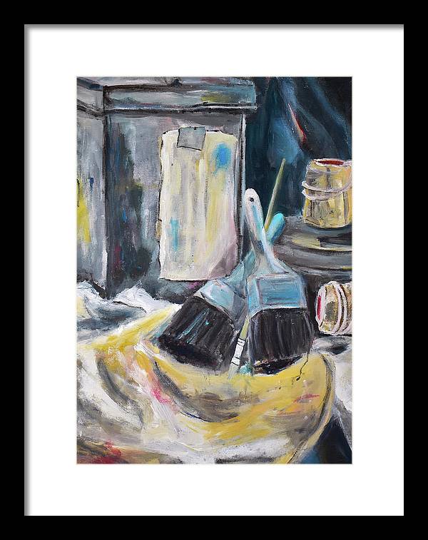 For the Love of Brushes - Framed Print