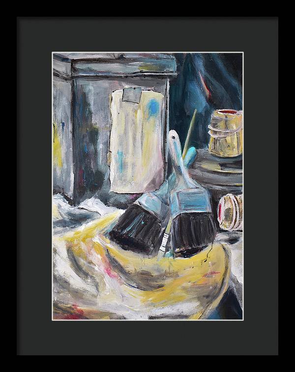 For the Love of Brushes - Framed Print