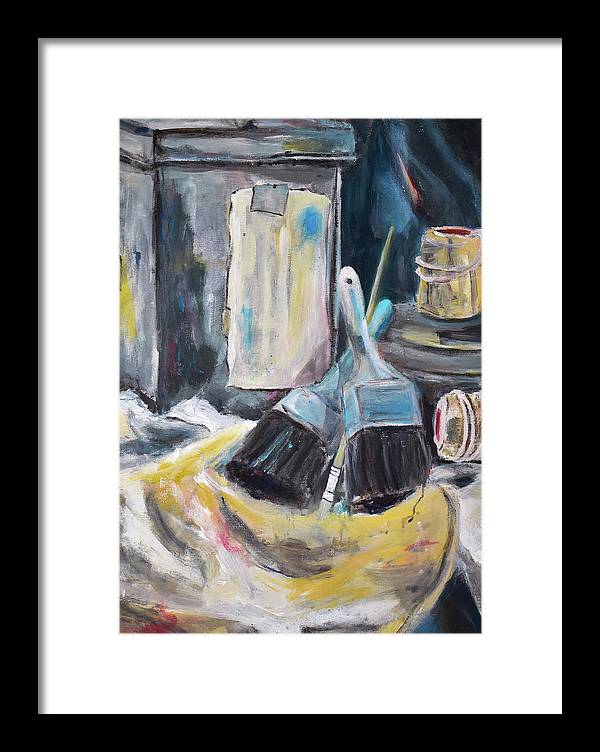 For the Love of Brushes - Framed Print