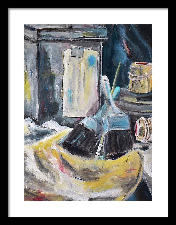 For the Love of Brushes - Framed Print