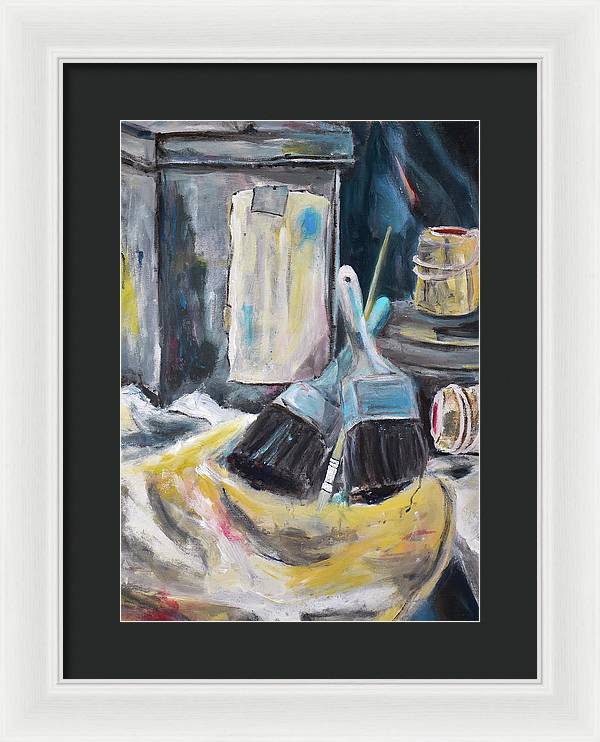 For the Love of Brushes - Framed Print