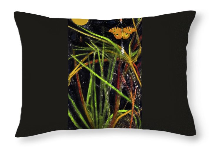 Harvest Moon - Spider signed, Drayton Island series - Throw Pillow