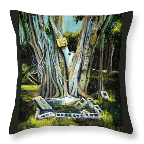 Keep Out - Throw Pillow