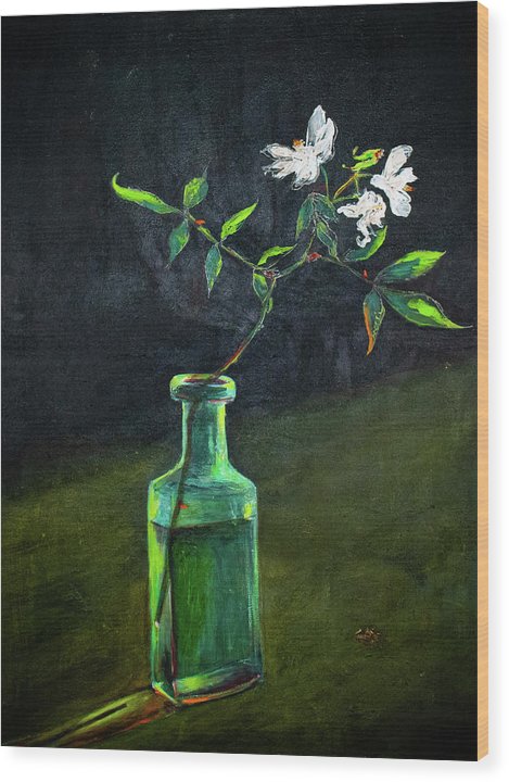 Memories of Wild Roses - Wood Print