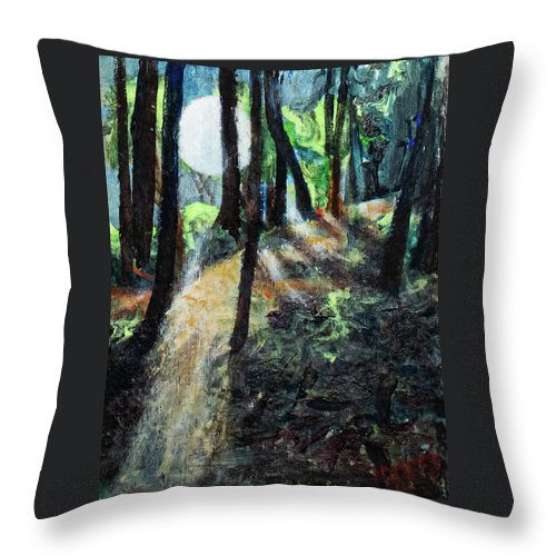 Moon Guidance - Throw Pillow