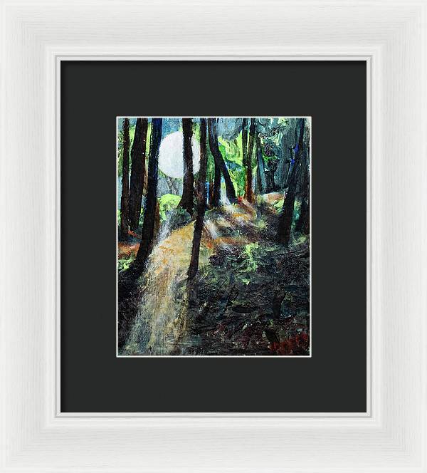 Moon Guidance - Framed Print