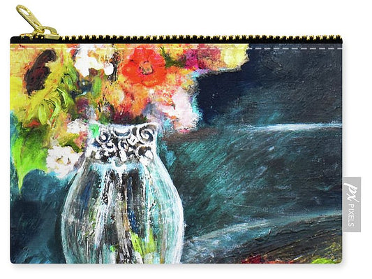 Moon in Hiding-open window series - Zip Pouch