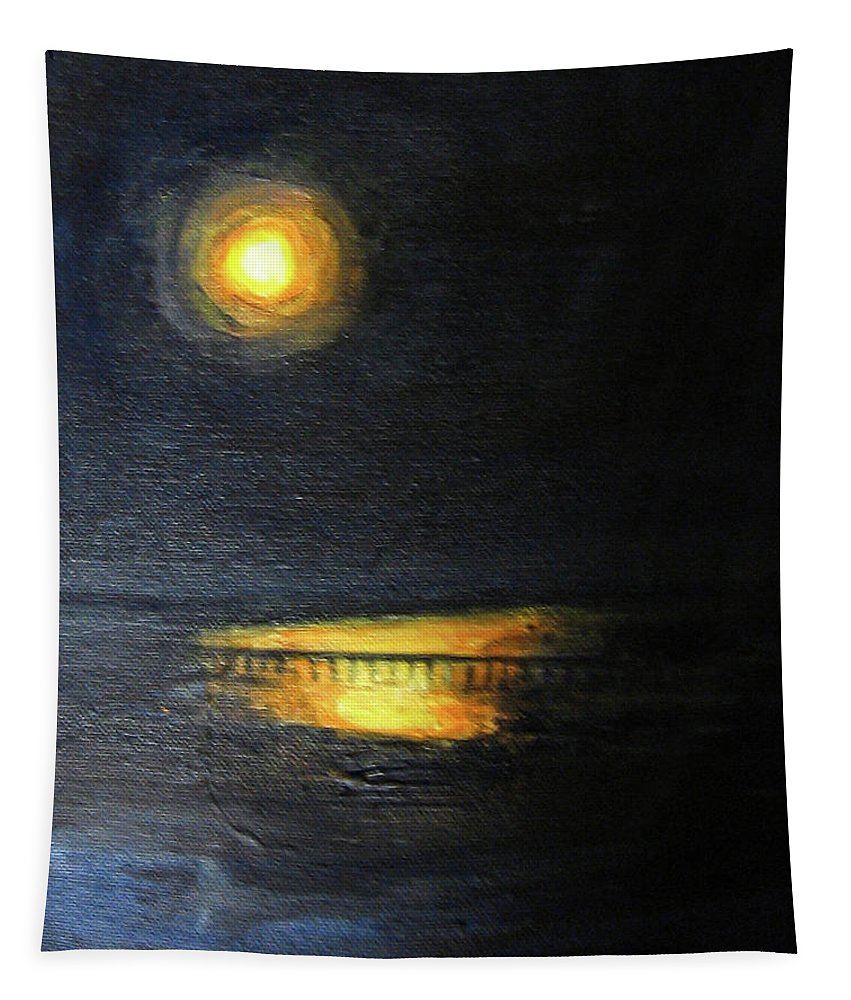 Moonrise, St John's River - Tapestry