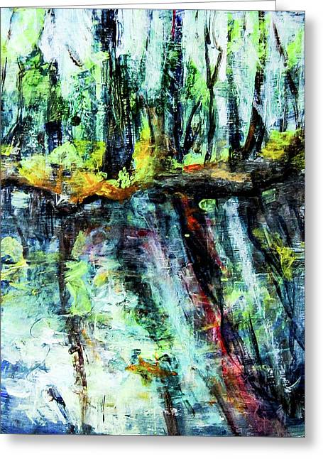 Moving Energies Creekside - Greeting Card