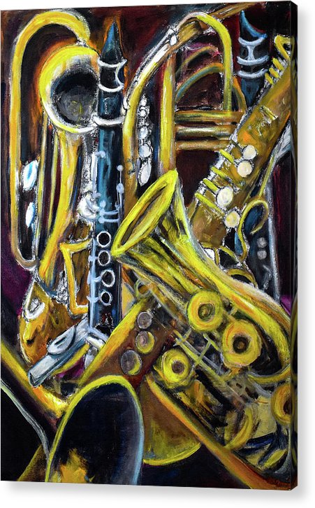 Musical Instruments, Interwoven # 1 - Acrylic Print