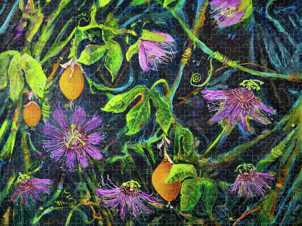 Passion Flower Vine - Wildflower series - Puzzle