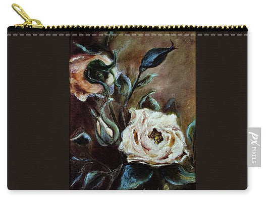 Pink Roses and Regrets - Zip Pouch