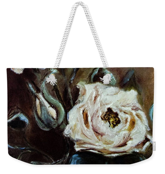 Pink Roses and Regrets - Weekender Tote Bag