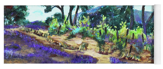 Provence France, Lavender - 'en plein air - Yoga Mat