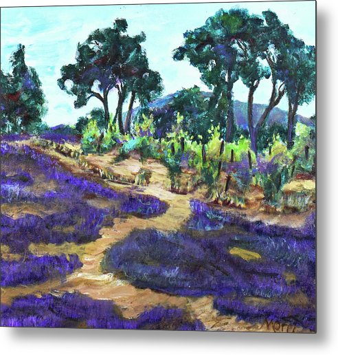 Provence France, Lavender - 'en plein air - Metal Print