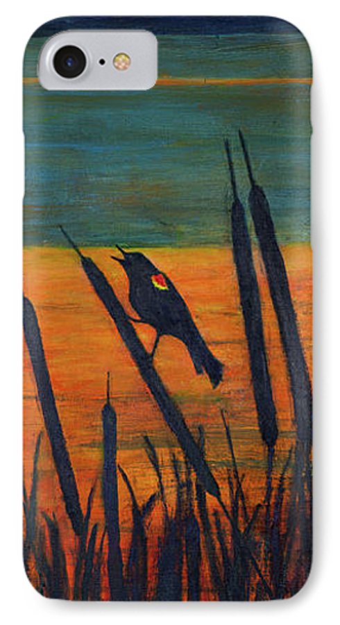 River Song, Red-winged Blackbird - Phone Case