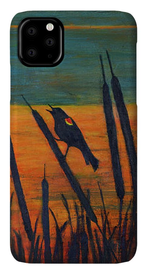 River Song, Red-winged Blackbird - Phone Case