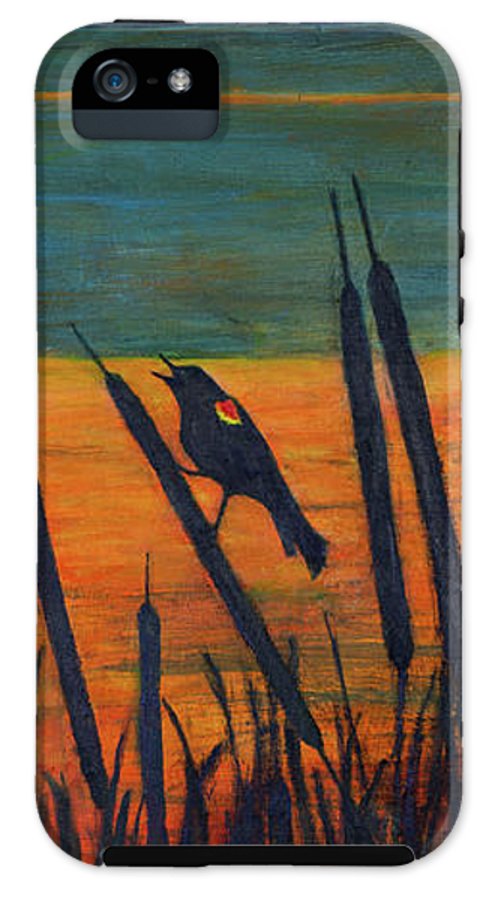 River Song, Red-winged Blackbird - Phone Case