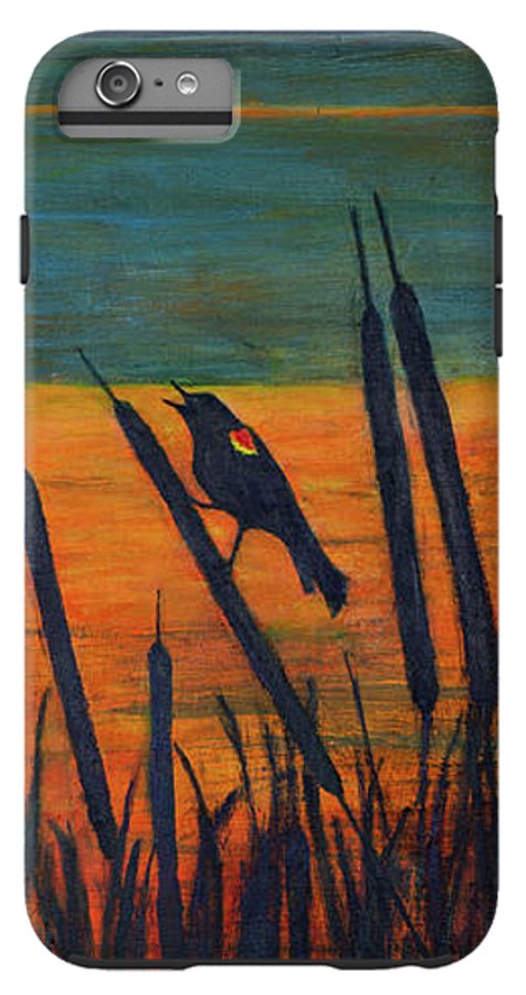 River Song, Red-winged Blackbird - Phone Case