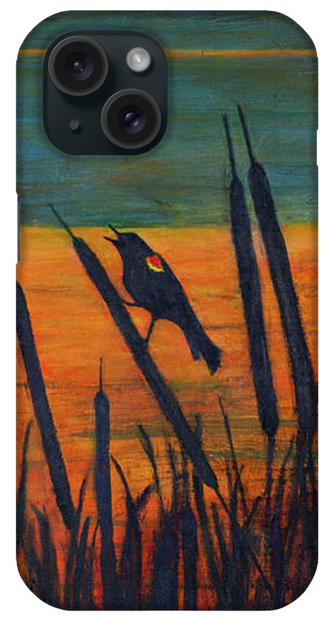 River Song, Red-winged Blackbird - Phone Case