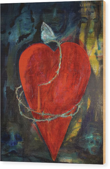 Shadow Work, the Helper - Wood Print