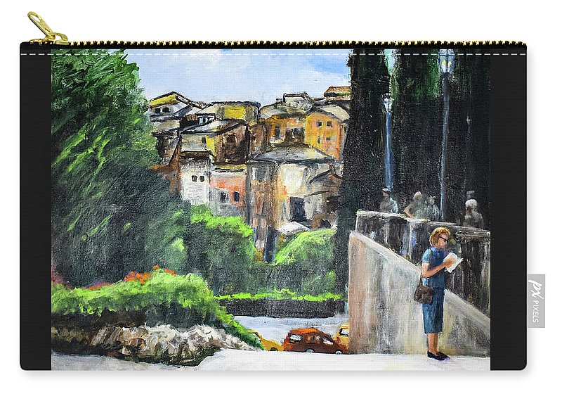 Somewhere in Rome, Italy - Zip Pouch