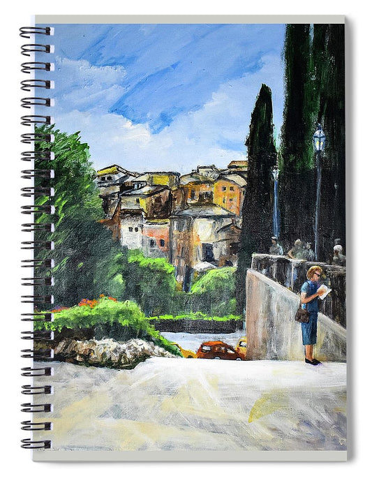 Somewhere in Rome, Italy - Spiral Notebook