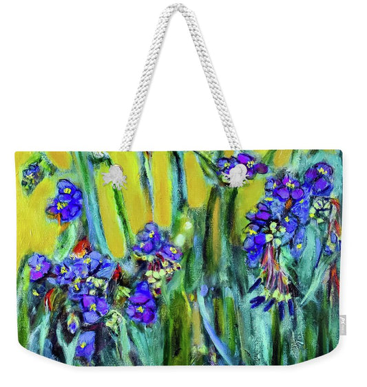 Spiderwort Wildflower - Weekender Tote Bag