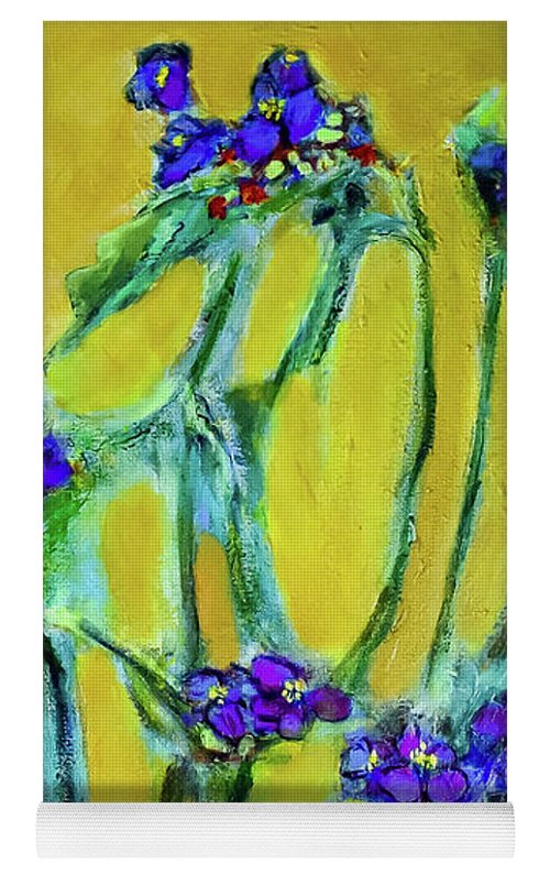 Spiderworts Wildflower - Yoga Mat