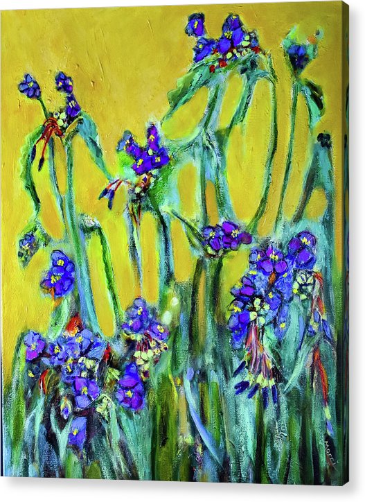 Spiderworts Wildflower - Acrylic Print