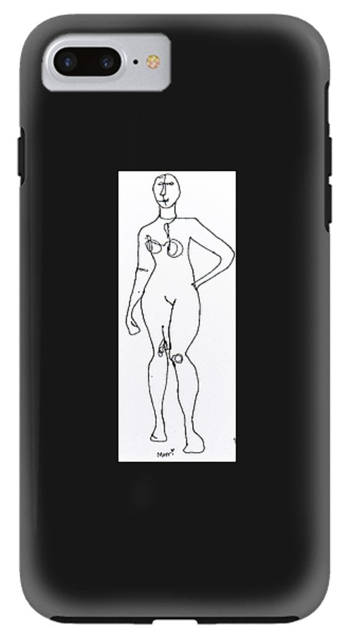 Contour figure 2 - Phone Case