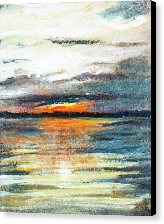 Sunset from Drayton Island - Canvas Print