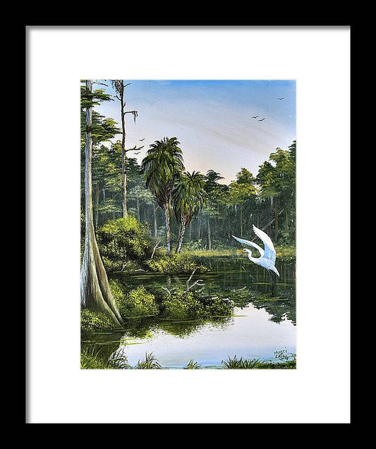 The Cove - early on - Framed Print