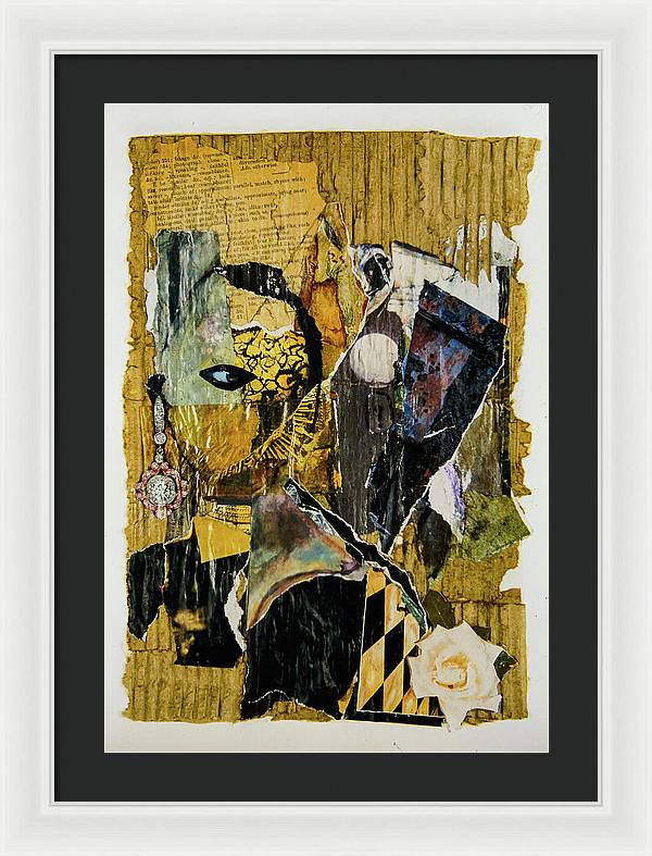 The Door - Escaped series, #V - Framed Print