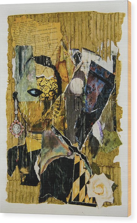 The Door - Escaped series, #V - Wood Print