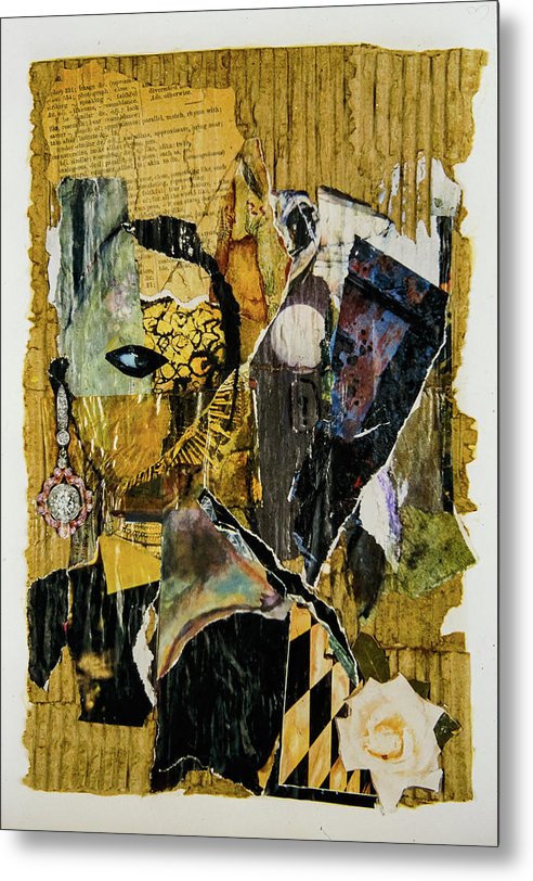 The Door - Escaped series, #V - Metal Print