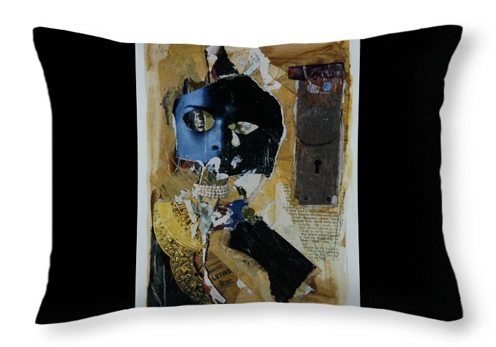 The Mask - Escaped series, #II - Throw Pillow